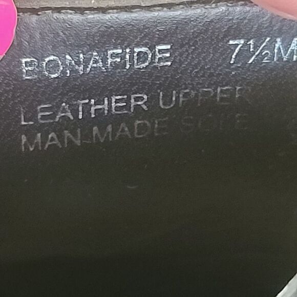 Liz Claibrne Bonafide Leather Mules 7.5 Black - Picture 2 of 8